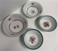 4 Vintage Made in Japan Porcelain Bowls