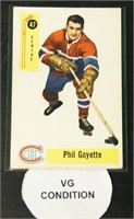 1958 Parkhurst #47 Phil Goyette Hockey Card