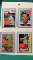 4 Mickey Mantle REPRINT Cards