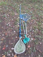 Fishing Nets & Broom