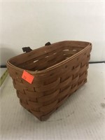 Longaberger wall basket. 9.5x5x5in high approx.