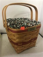 Longaberger Basket. Cranberry Collection. 8in