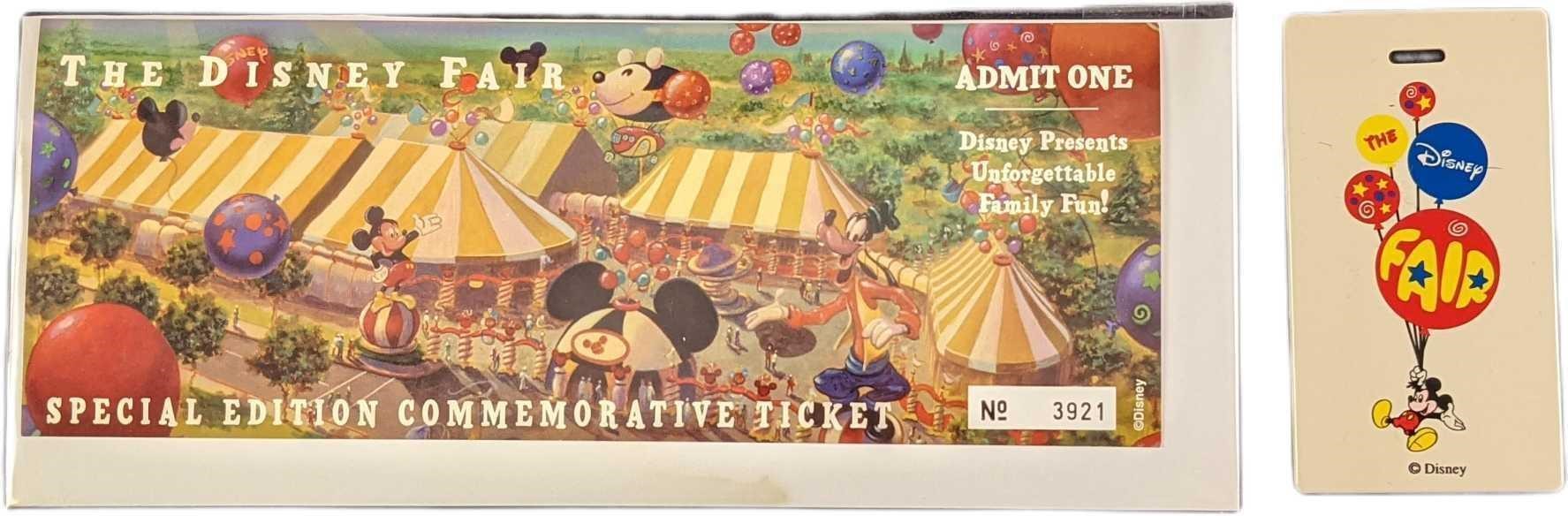 The Disney Fair Special Edition Ticket & Luggage T