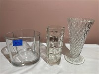 3pc Assorted Glassware