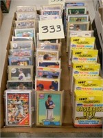 Packs Of Baseball Cards & Logo Stickers