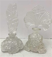 Antique Perfume Bottles with Ground Glass Stopper