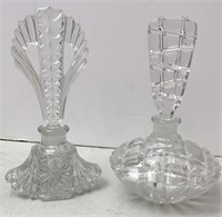 Antique Perfume Bottles with Ground Glass Stopper