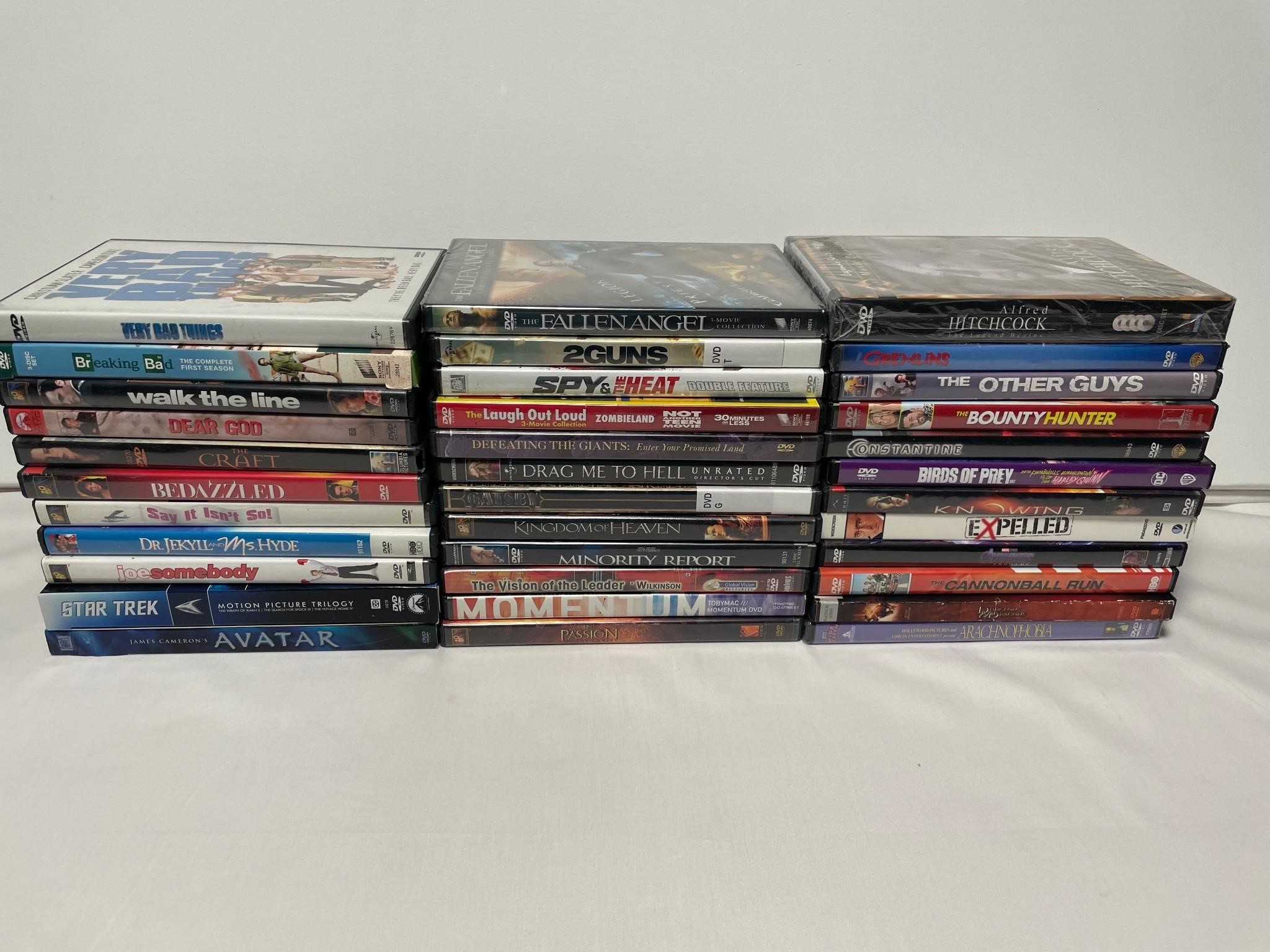 35 Various DVDs