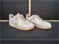 Nike Air White Shoes, Size 10