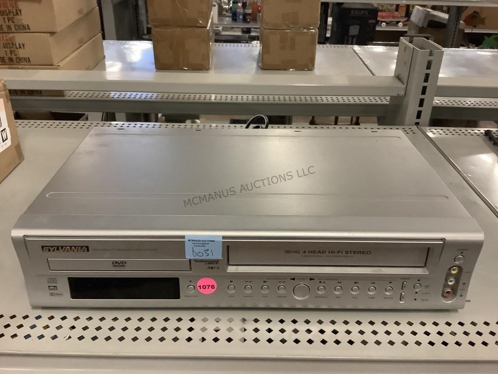 Sylvania Video Cassette Recorder & DVD/CD Player