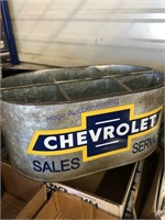 CHEVROLET GALVANIZED DIVIDED TOTE