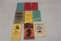 5 Otter Insurance 1933-48 & 4 Misc Note Books