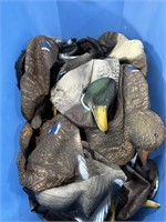 Tote of Duck Decoys