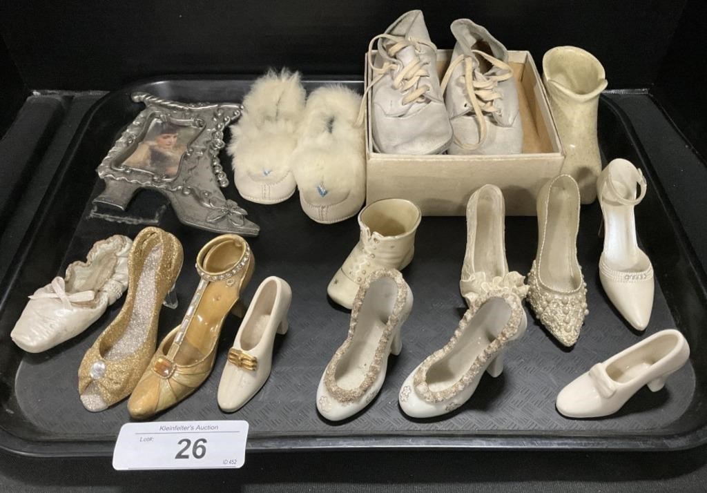 Early Baby Moccasins & Shoes, Decorative Shoes.