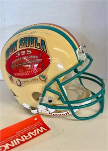 NFL Signed Don Shula Miami Dolphins Helmet