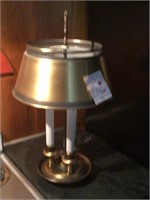 Gorgeous brass lamp three candlestick electric