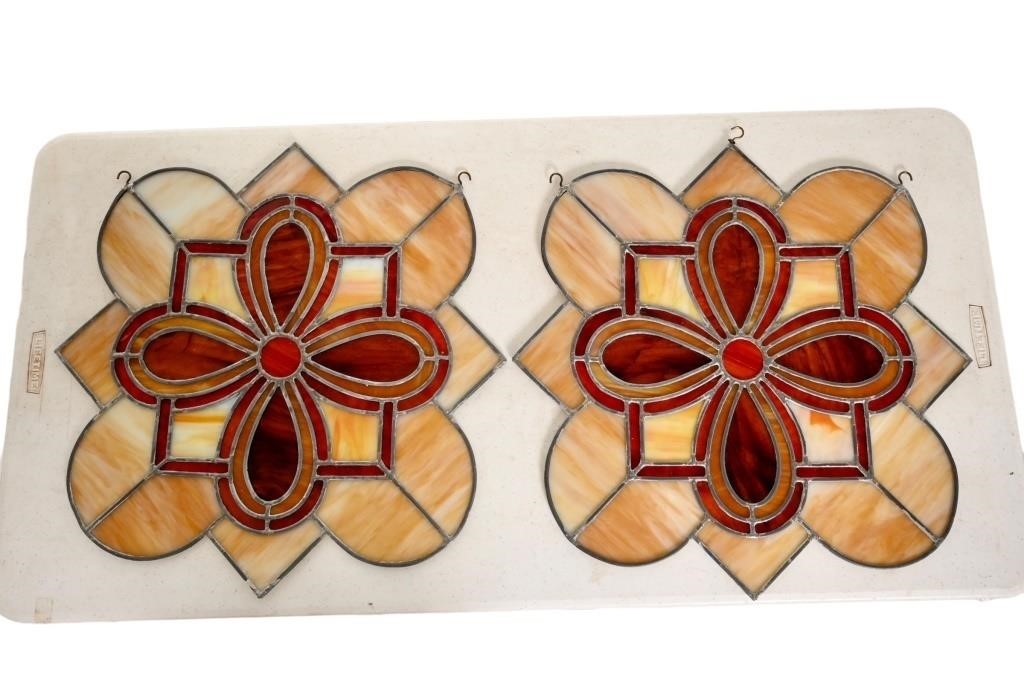 Contemporary Stained & Leaded Glass Panels