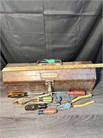 Vintage Craftsman Toolbox W/Tools