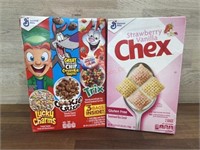 2 pack Chex & 3 pack variety cereal