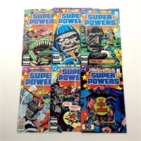 6 Super Powers 75¢ Comics