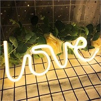 U-Vathing Love Neon Sign for Wall Decor