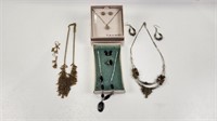 (4) Fashion Necklace/Earring Sets
