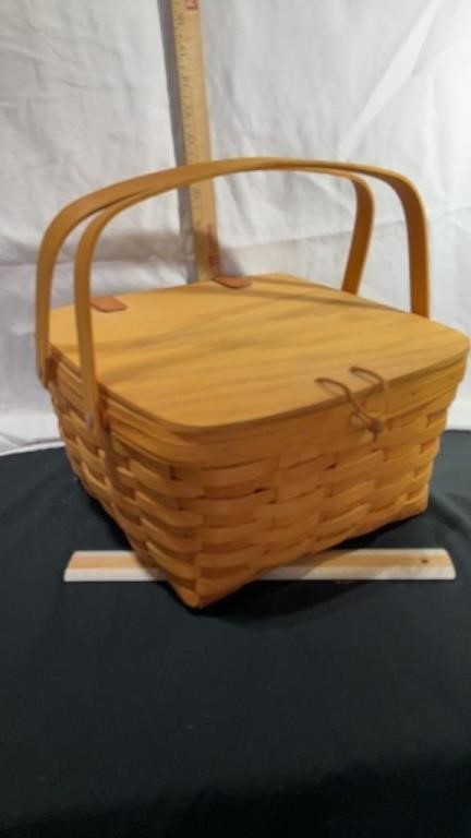 Longaberger Pie Basket, Divider, Liner, Protector