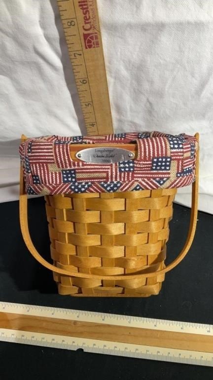 Longaberger Dresden Basket 2006, signed