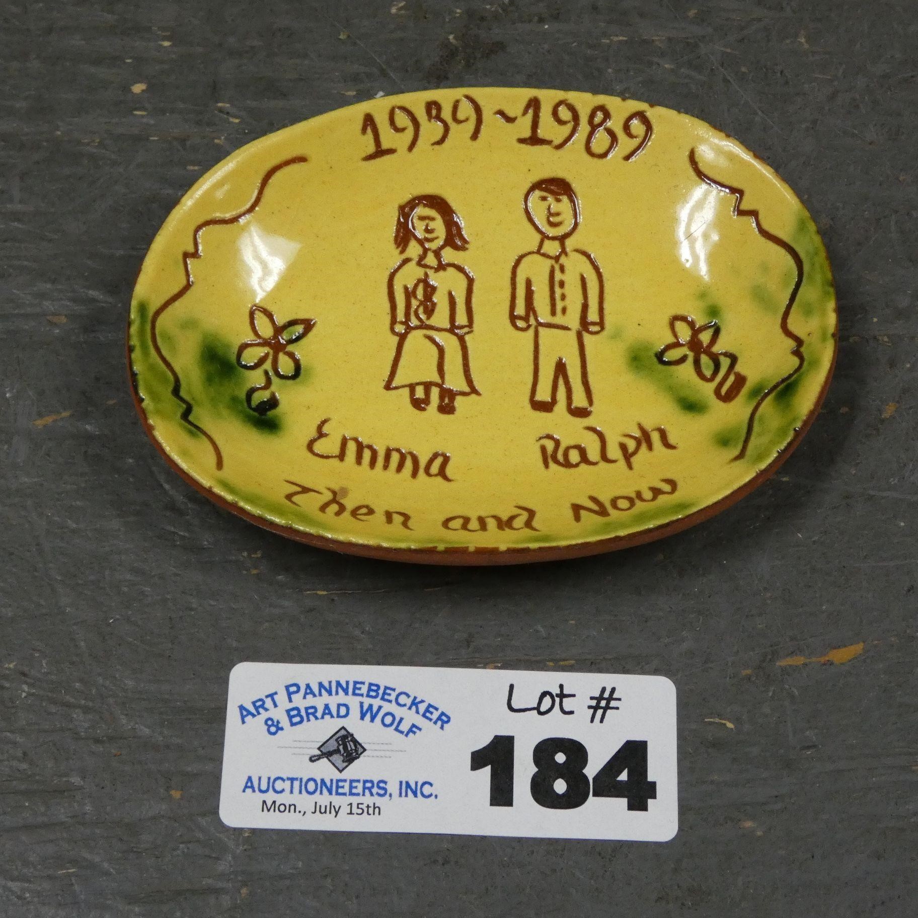 Lester Breininger Pottery Miniature Plate