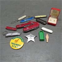 Various Pocket Knives, Etc