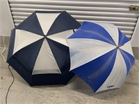 2 GIANT UMBRELLAS 66" & 58"