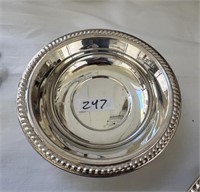 TWO SILVERPLATED BERRY BOWLS