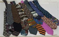 Box lot of men's ties