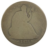 AG-3 1873-CC Arrows Half Dollar