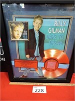 Billy Gilman Dare To Dream Gold Record