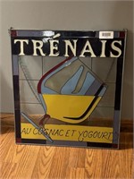 Trenais Cognac Stained Glass Piece