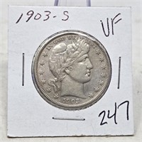 1903-S Half Dollar VF