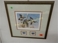 FRAMED LIMITED EDITION ARTIST SIGNED PRINT BY