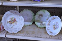 4 Collectible Decorative Bowls - Green Hue