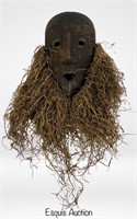 African Congo Lega Bwami Society Wood Carved Mask