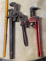 3 Pipe Wrenches