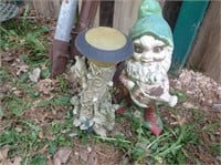 Water Gnome + Welcome Solar Light