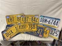 1980's-2000's PA License Plates