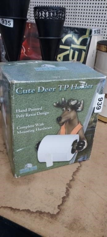 DEER TOILET PAPER HOLDER