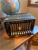 antique accordion - M. Hohner