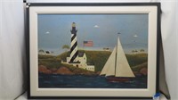Warren Kimble framed nautical art