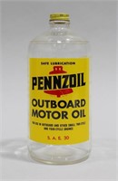 PENNZOIL OUTBOARD MOTOR OIL BOTTLE