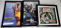 STAR WARS PRINT, OTHER GUYS & MONTY PYTHON POSTERS