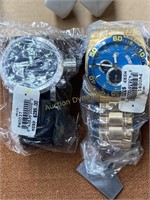 Two Poseidon by Invicta, Chronograph Watches