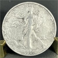 1944S Walking Liberty Silver Half Dollar (90%)